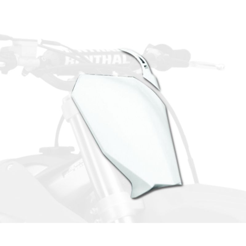 Plaque numéro frontales POLISPORT blanc Honda CRF450R/RX Plaque numéro frontales POLISPORT blanc Honda CRF450R/RX