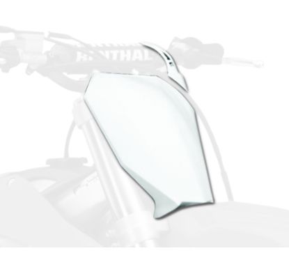 Plaque numéro frontales POLISPORT blanc Honda CRF450R/RX