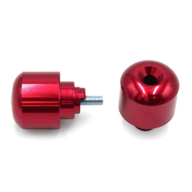 Embouts De Guidon Aluminium V PARTS Honda - Rouge