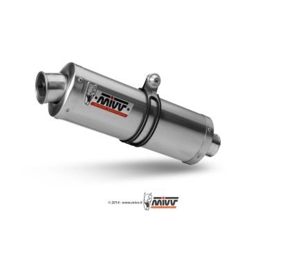 Silencieux MIVV Oval Classic inox Honda VFR800FI