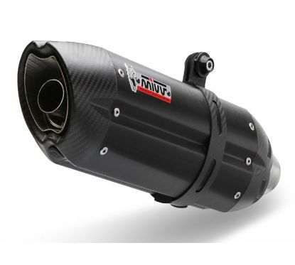 Silencieux MIVV Suono Steel Black/casquette carbone Honda CB500F