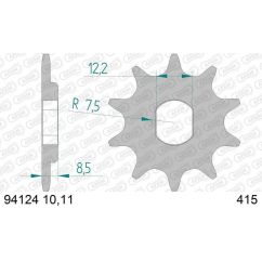 Kit chaîne AFAM 415 F - 11/40-94 - Couronne alu standard