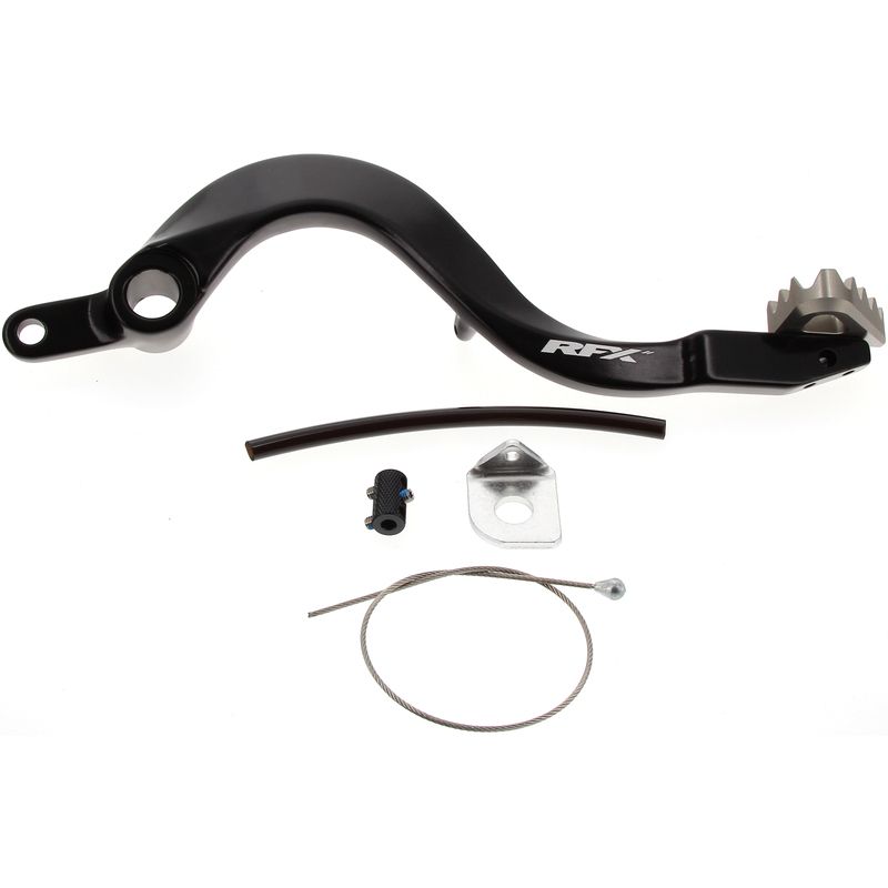 Pédale de frein RFX Pro Series - embout fixe - noir / titane