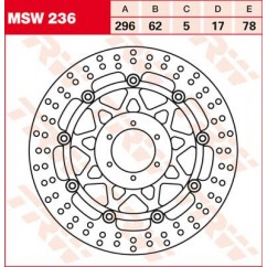 ROTOR TRW MSW236