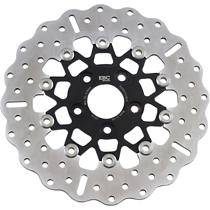 BRAKE ROTOR FLT RSD WAVE BLK