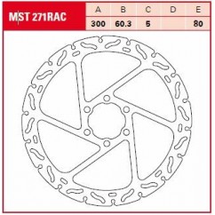 BRAKE ROTOR FIX RAC L/R