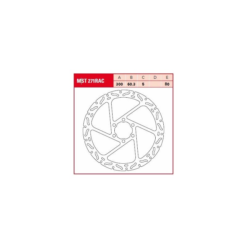 BRAKE ROTOR FIX RAC L/R