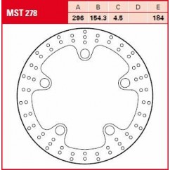 BRAKE ROTOR FIX ROUND L/R