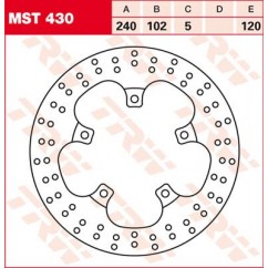 BRAKE ROTOR FIX ROUND L/R