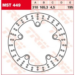 BRAKE ROTOR FIX ROUND L/R