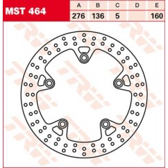 BRAKE ROTOR FIX ROUND L/R