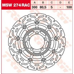 BRAKE ROTOR FLOAT RAC L/R