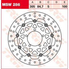 BRAKE ROTOR FLOAT ROUND L/R