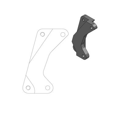Adaptateur pour disques Supermoto Street