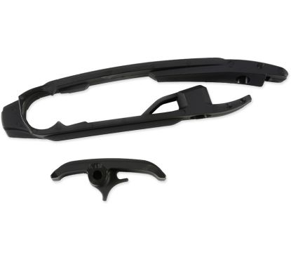 Kit patin de bras oscillant + patin de chaîne inférieur UFO noir KTM