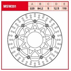 BRAKE ROTOR FLOAT RND L/R