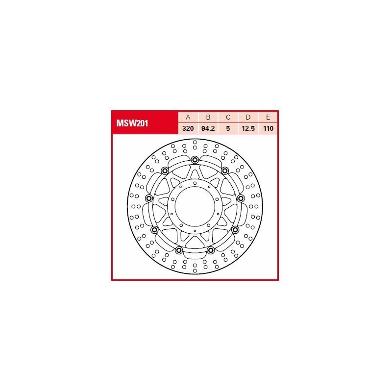 BRAKE ROTOR FLOAT RND L/R