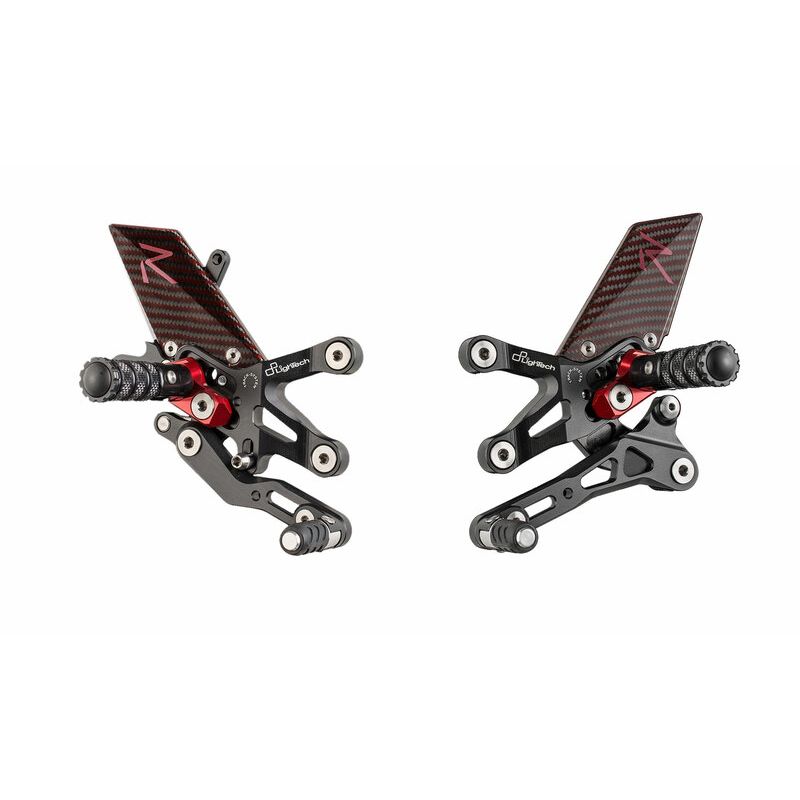 Commandes reculées réglables LIGHTECH Racing - sélection standard Commandes reculées réglables LIGHTECH Racing - sélection standard