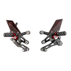 Commandes reculées réglables LIGHTECH Racing - sélection standard Commandes reculées réglables LIGHTECH Racing - sélection standard