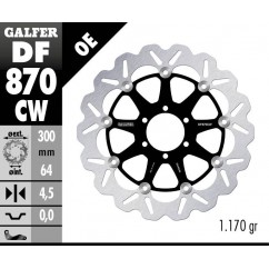 BRAKE DISC FLOAT WAVE