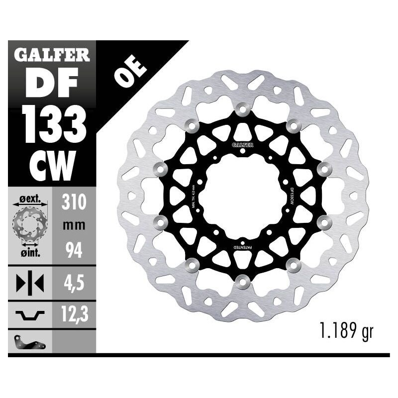 BRAKE DISC FLOAT WAVE