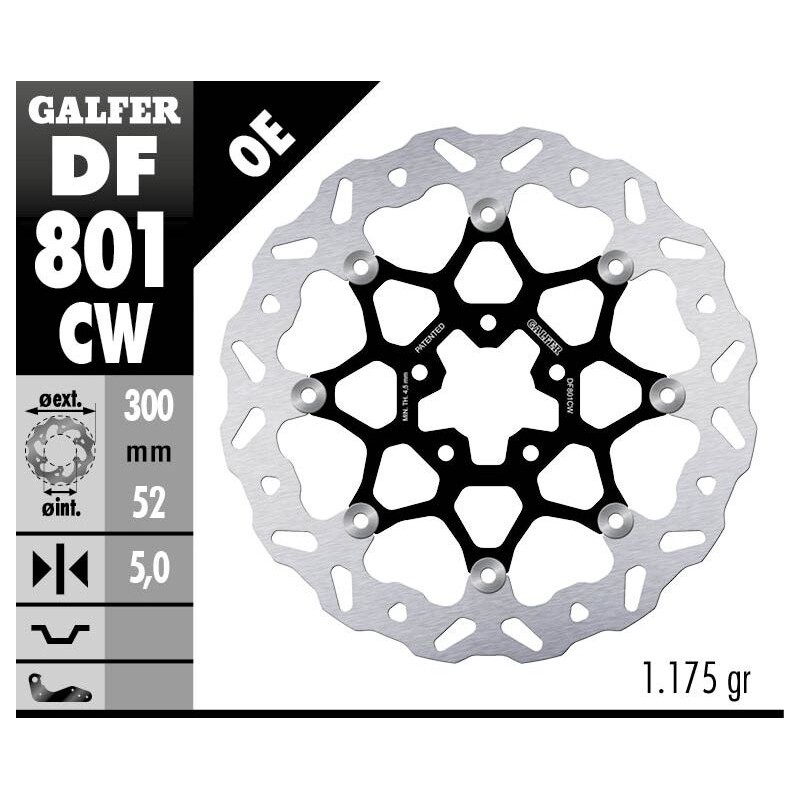 BRAKE DISC FLOAT WAVE