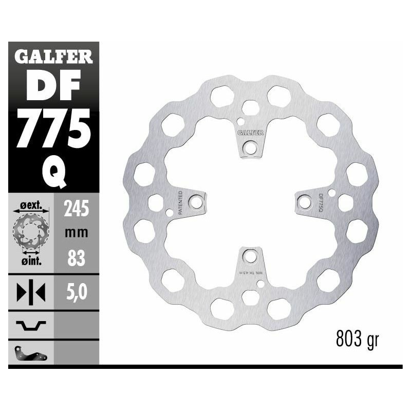 BRAKE DISC FIXED CUBIQ