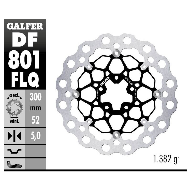 BRAKE DISC FLOAT CUBIQ