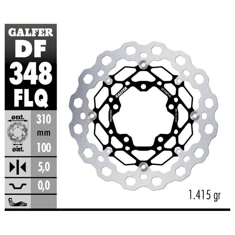 BRAKE DISC FLOAT CUBIQ