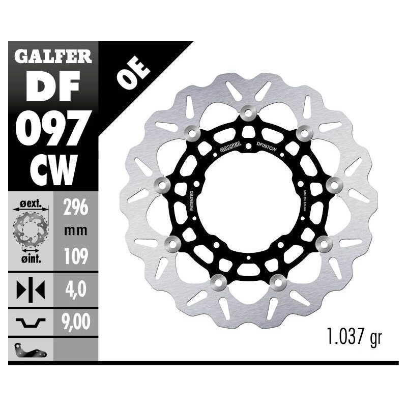 BRAKE DISC FLOAT WAVE