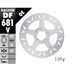 BRAKE DISC FIXED ROUND