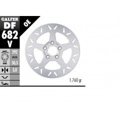 BRAKE DISC FIXED ROUND