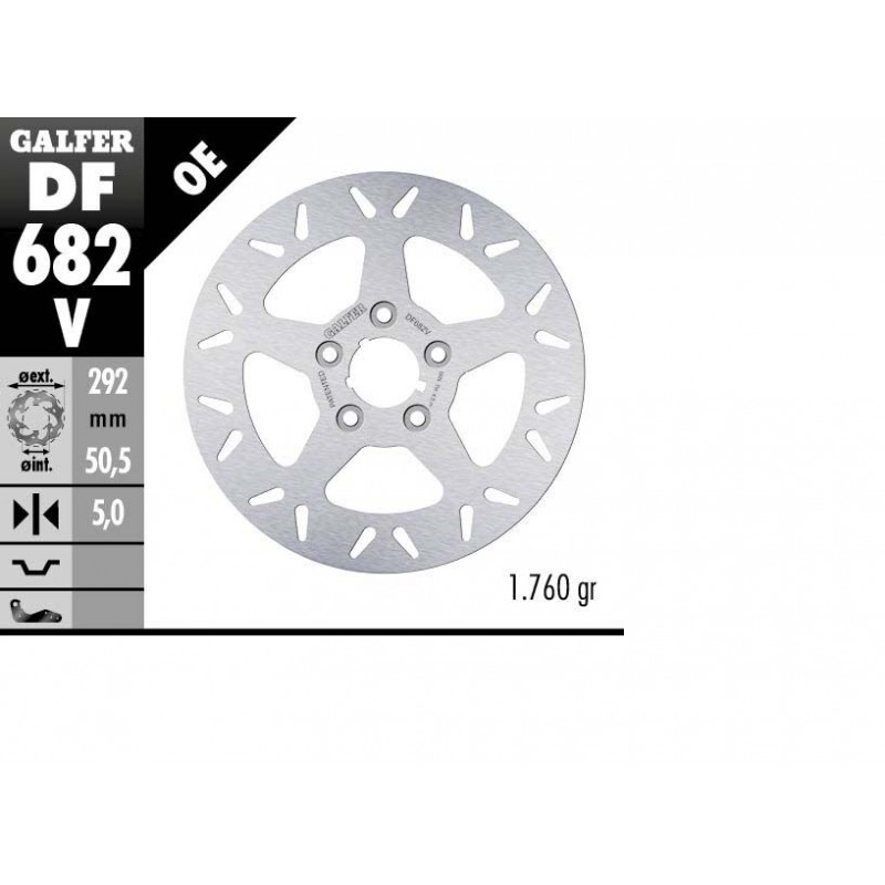 BRAKE DISC FIXED ROUND