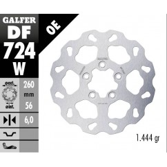 BRAKE DISC FIXED WAVE