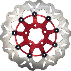 BRAKE DISC FLOAT WAVE RED