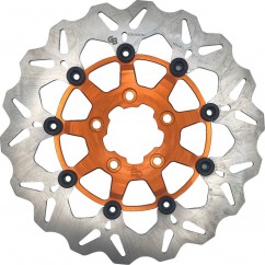 BRAKE DISC FLOAT WAVE ORANGE