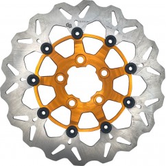 BRAKE DISC FLOAT WAVE ORANGE