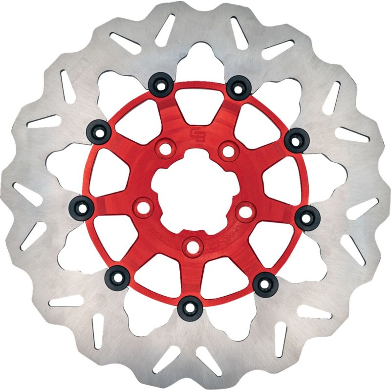 BRAKE DISC FLOAT WAVE RED