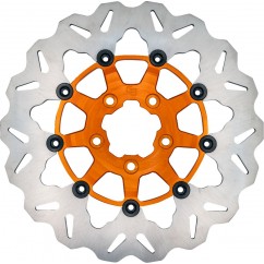 BRAKE DISC FLOAT WAVE ORANGE