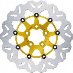 BRAKE DISC FLOAT WAVE GOLD