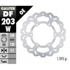 BRAKE DISC WAVE FIXED