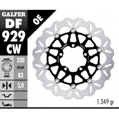 BRAKE DISC WAVE FLOAT