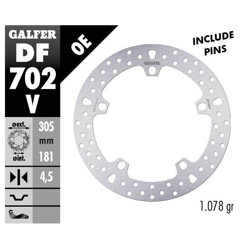 BRAKE DISC ROUND FIXED