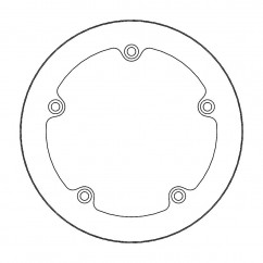 BRAKE DISC HALO MUD REAR BMW