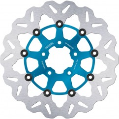 BRAKE DISC FLOAT WAVE BLUE