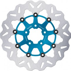 BRAKE DISC FLOAT WAVE BLUE