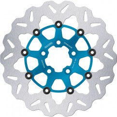 BRAKE DISC FLOAT WAVE BLUE