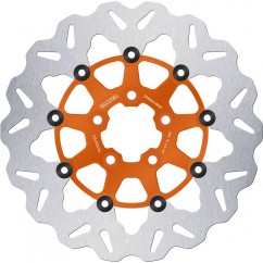 BRAKE DISC FLOAT WAVE ORANGE