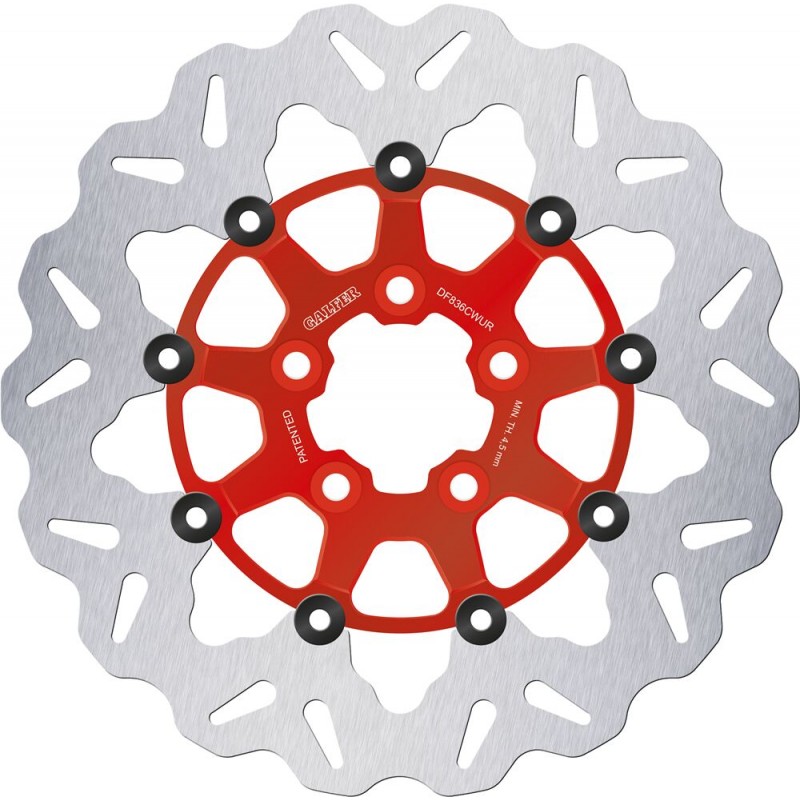 BRAKE DISC FLOAT WAVE RED