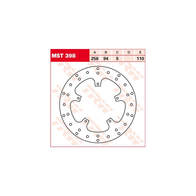 BRAKE DISC TRW MST398